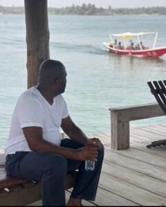 Ibrahim Mahama Enjoying